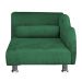 Cama Caminha Divã  Pet Veludo Strass Verde Dvinn