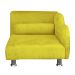 Cama Caminha Divã Pet Veludo Strass Amarelo Dvinn