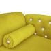 Cama Caminha Divã Pet Veludo Strass Amarelo Dvinn