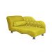 Cama Caminha Divã Pet Veludo Strass Amarelo Dvinn