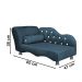 Cama Caminha Divã Pet Veludo Strass Azul Marinho Dvinn