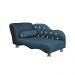 Cama Caminha Divã Pet Veludo Strass Azul Marinho Dvinn