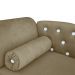 Cama Caminha Divã Pet Veludo Strass Capuccino Dvinn