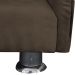 Cama Caminha Divã Pet Veludo Strass Marrom Dvinn