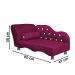 Cama Caminha Divã Pet Veludo Strass Marsala Dvinn