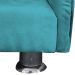 Cama Caminha Divã Pet Veludo Strass Turquesa Dvinn