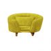 Poltrona Cama Caminha Pet Baby Laddi Veludo Amarelo