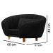 Poltrona Cama Caminha Pet Baby Laddi Veludo Preto Dvinn