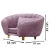 Poltrona Cama Caminha Pet Baby Laddi Veludo Rose Dvinn