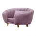 Poltrona Cama Caminha Pet Baby Laddi Veludo Rose Dvinn