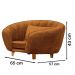 Poltrona Cama Caminha Pet Baby Laddi Veludo Terracota Dvinn