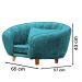 Poltrona Cama Caminha Pet Baby Laddi Veludo Turquesa Dvinn