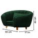 Poltrona Cama Caminha Pet Baby Laddi Veludo Verde Dvinn