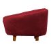 Poltrona Cama Caminha Pet Baby Laddi Veludo Vermelho Dvinn