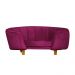 Poltrona Cama Caminha Pet Laddi Veludo Marsala Dvinn