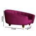 Poltrona Cama Caminha Pet Laddi Veludo Marsala Dvinn