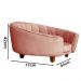 Poltrona Cama Caminha Pet Laddi Veludo Rose Dvinn
