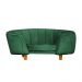 Poltrona Cama Caminha Pet Laddi Veludo Verde Dvinn