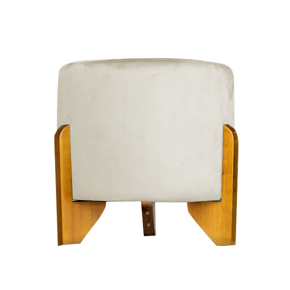 Puff Banqueta Catar Luxo Veludo - SSX Multicoisas