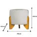 Puff Banqueta Catar Luxo Veludo - SSX Multicoisas