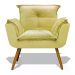 Poltrona Decorativa Opala - Amarelo