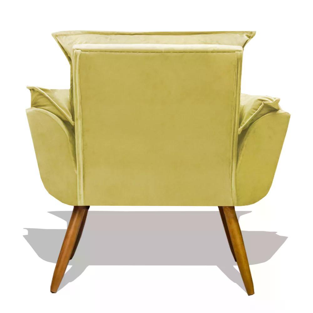 Poltrona Decorativa Opala - Amarelo