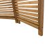 Biombo Decorativo de Madeira 3 Folhas Ripado Sanfonado - Maju Madeiral
