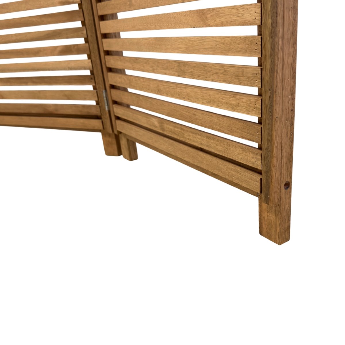 Biombo Decorativo de Madeira 3 Folhas Ripado Sanfonado - Maju Madeiral
