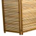 Biombo Decorativo de Madeira 4 Folhas Ripado Sanfonado - Maju Madeiral