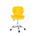 Cadeira Escritório Slim Vegas Base Giratória Estofada Amarelo