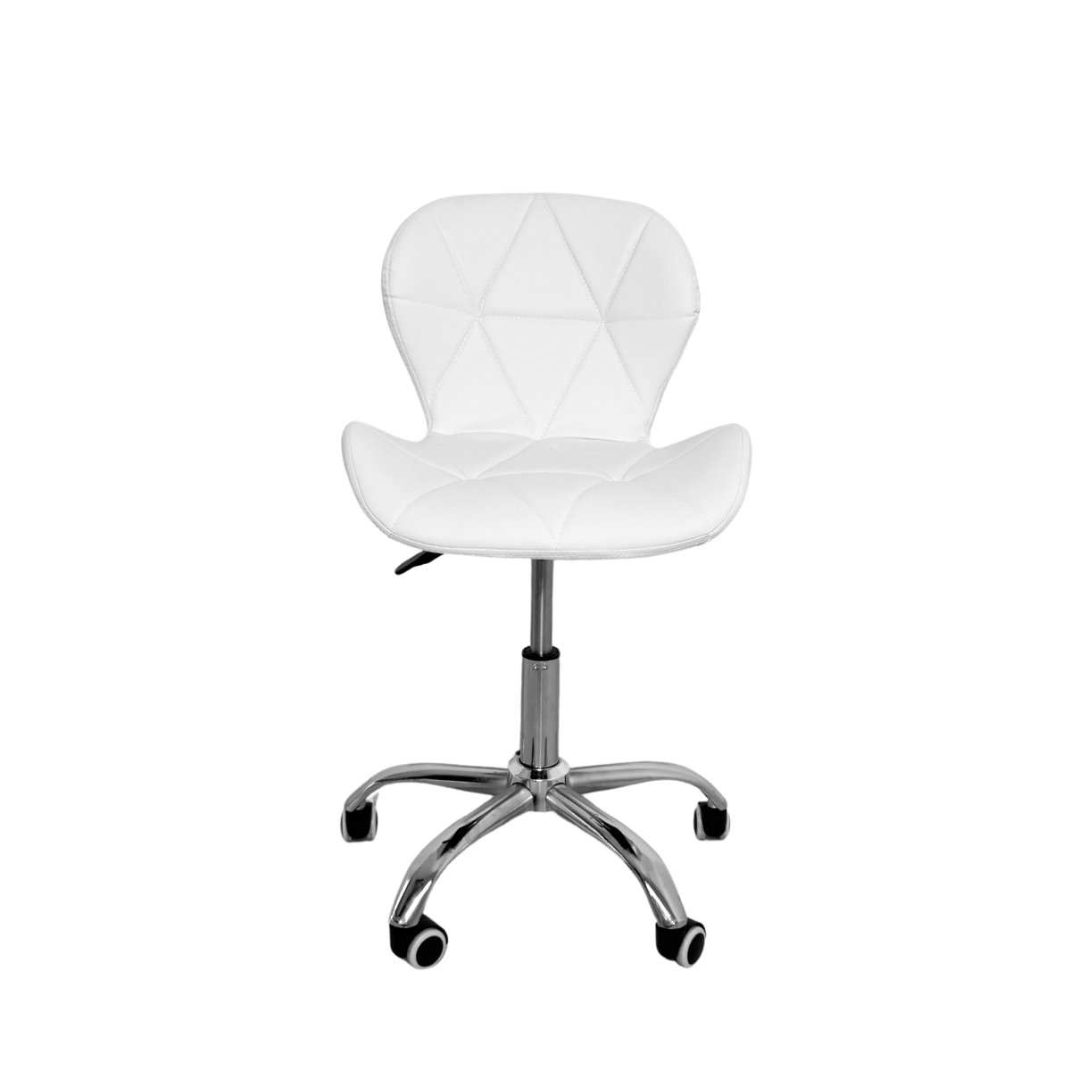 Cadeira Escritório Slim Vegas Base Giratória Estofada Branco