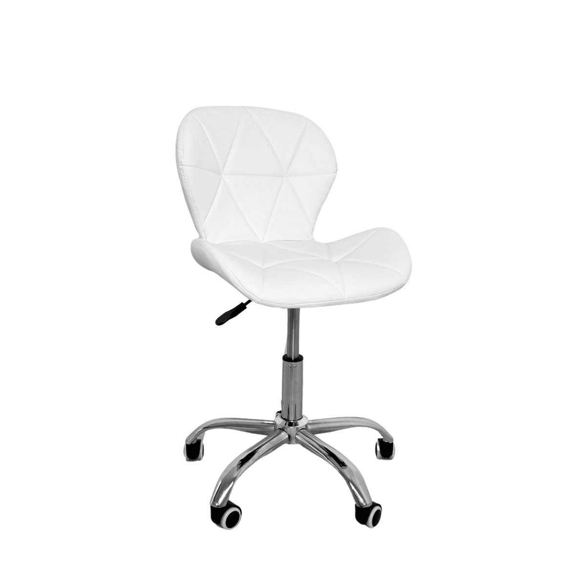 Cadeira Escritório Slim Vegas Base Giratória Estofada Branco