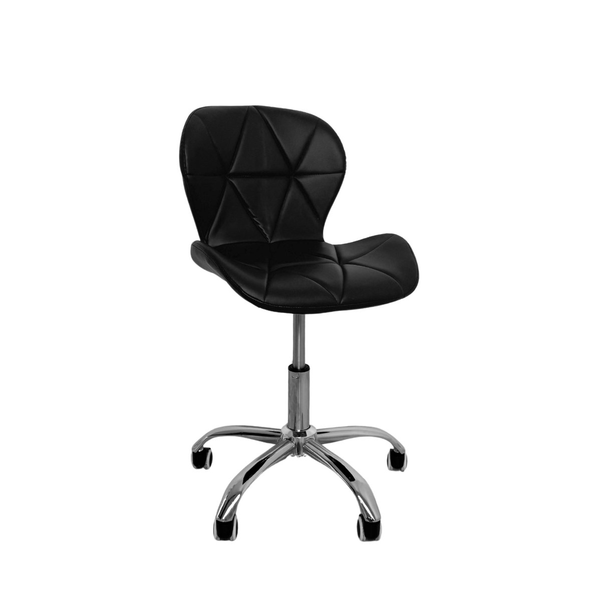 Cadeira Escritório Slim Vegas Base Giratória Estofada Preto
