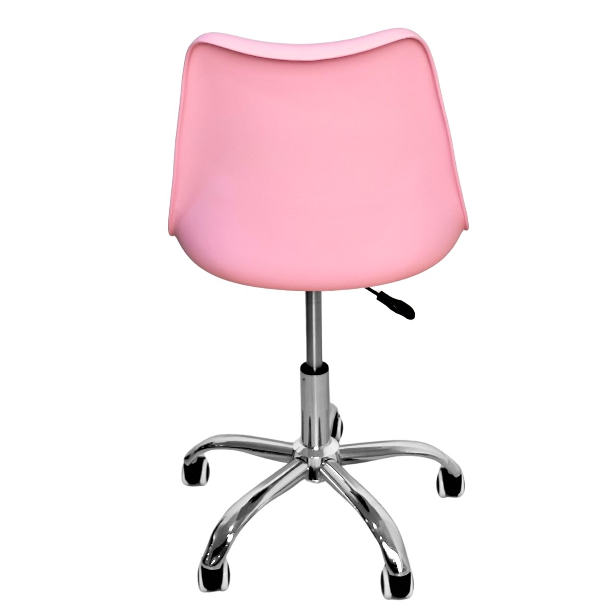 Cadeira Secretária Com Base Giratória Estofada Ícaro Rosa