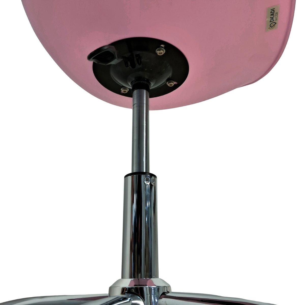 Cadeira Secretária Com Base Giratória Estofada Ícaro Rosa
