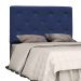 Cabeceira Casal Oásis 145cm Suede Liso Azul Marinho - D'Monegatto