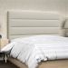Cabeceira Quarto Casal Greta 145cm Corano Bege - D'Monegatto