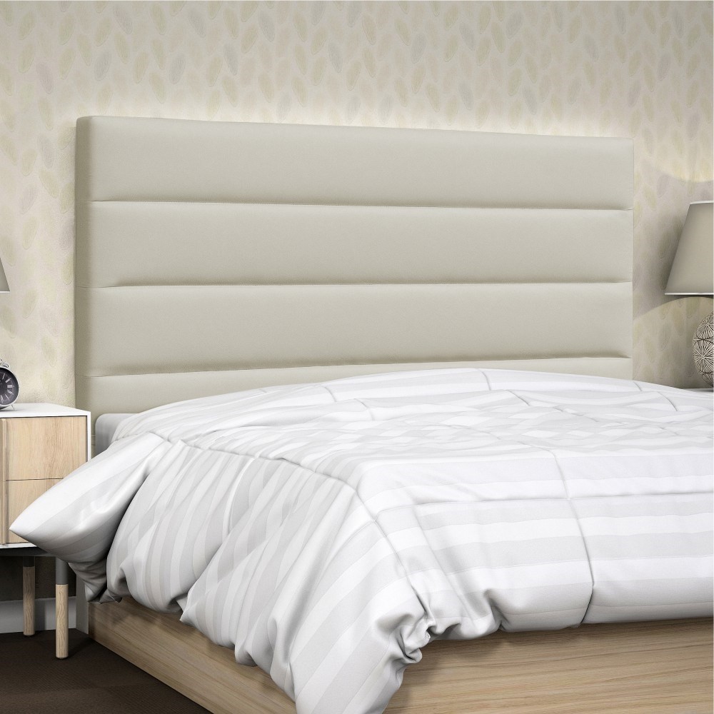 Cabeceira Quarto Casal Greta 145cm Corano Bege - D'Monegatto