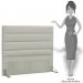 Cabeceira Quarto Casal Greta 145cm Corano Bege - D'Monegatto