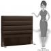Cabeceira Quarto Casal Greta 145cm Corano Marrom - D'Monegatto