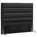 Cabeceira Quarto Casal Queen Greta 160cm Corano Preto - D'Monegatto