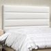 Cabeceira Quarto Solteiro Greta 90cm Corano Branco - D'Monegatto