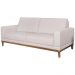 Sofa 3 Lugares 180 cm Crons Linho Bege Vazzano