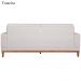 Sofa 3 Lugares 180 cm Crons Linho Bege Vazzano