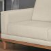 Sofa 3 Lugares 180 cm Crons Linho Cru Vazzano