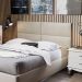 Painel Estofado Para Cama Casal Seleta 140 cm Bege