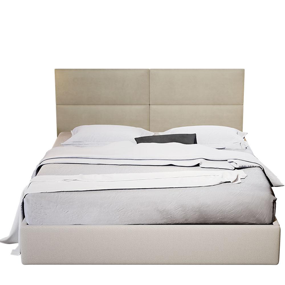 Painel Estofado Para Cama Casal Seleta 140 cm Bege