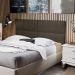 Painel Estofado Para Cama Casal Seleta 140 cm Marrom