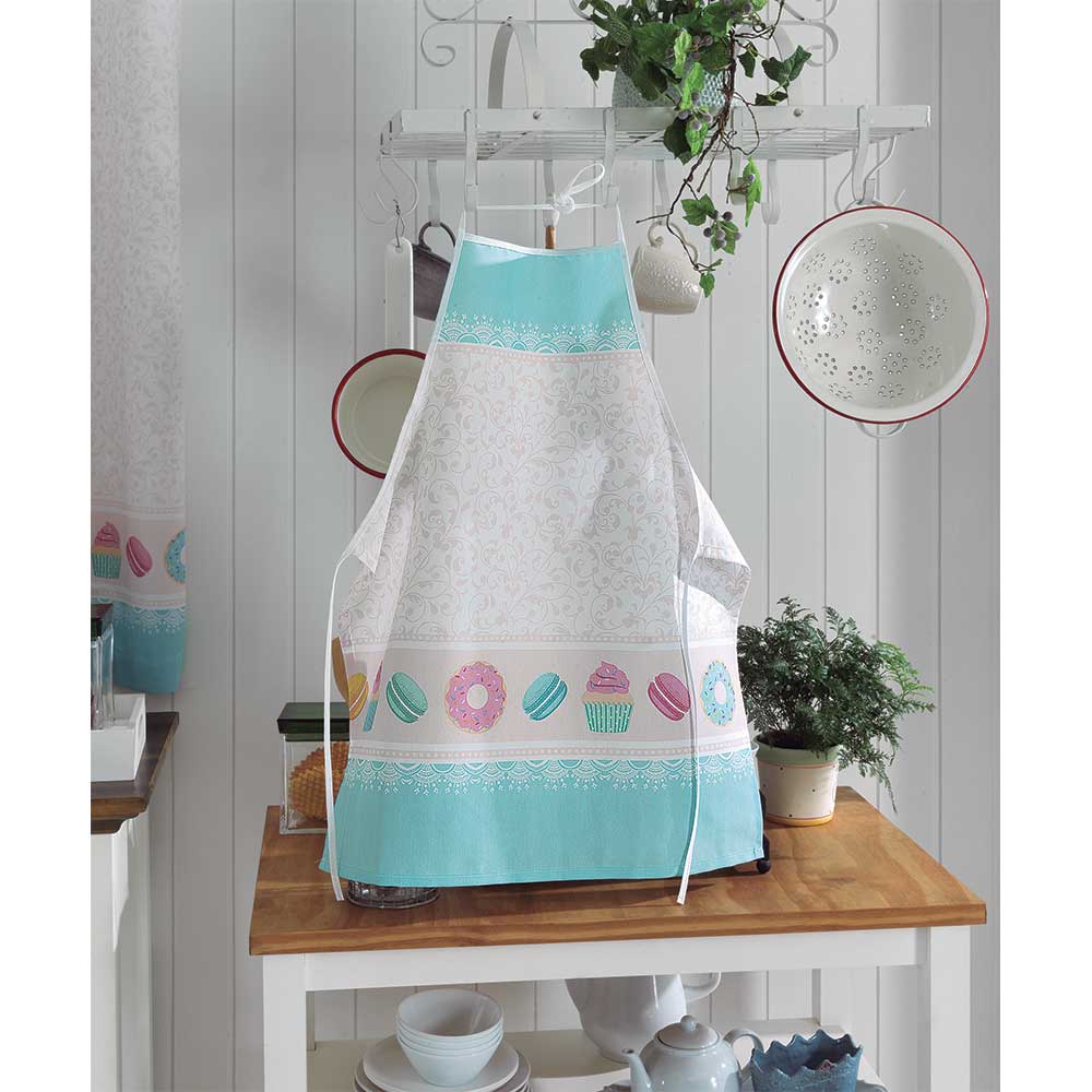 Avental Clean Athenas Estampado Isolde 1 peça Dohler