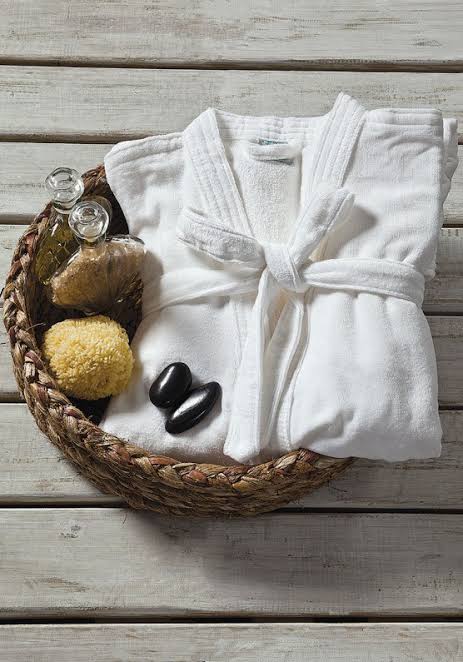 Roupão Adulto Velour Liso Dohler Unissex - GG Branco